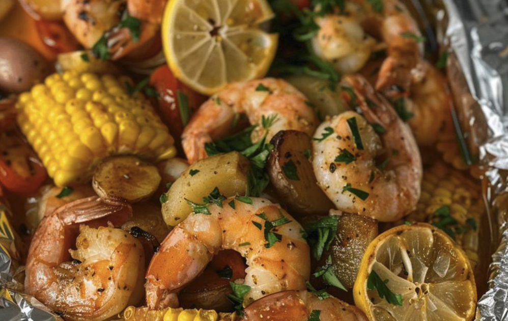 Shrimp Boil Foil Packets